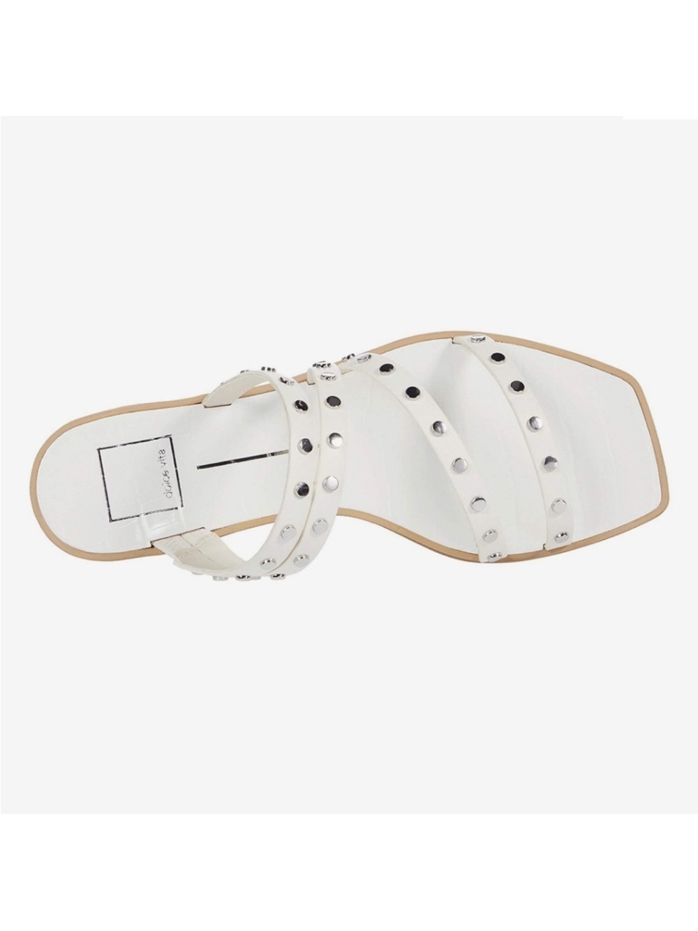 Dolce Vita Izabel Studded Sandals in Off White size 8